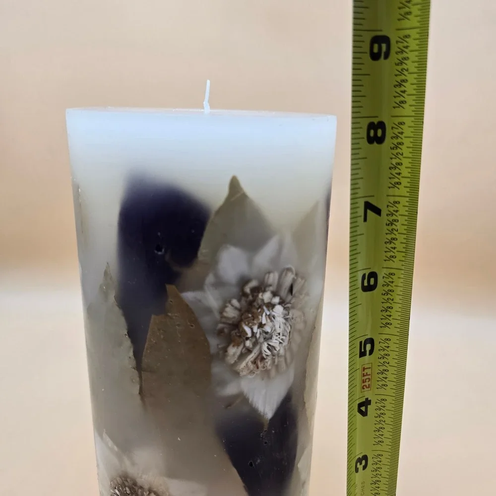 Pottery Barn Botanical Pillar Kosmic Kandles Star & Holland Taper Candle Lot 4pc